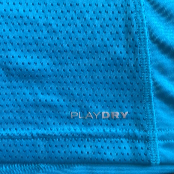 Reebok Tops Redbox Blue And Yellow Workout Tank Poshmark